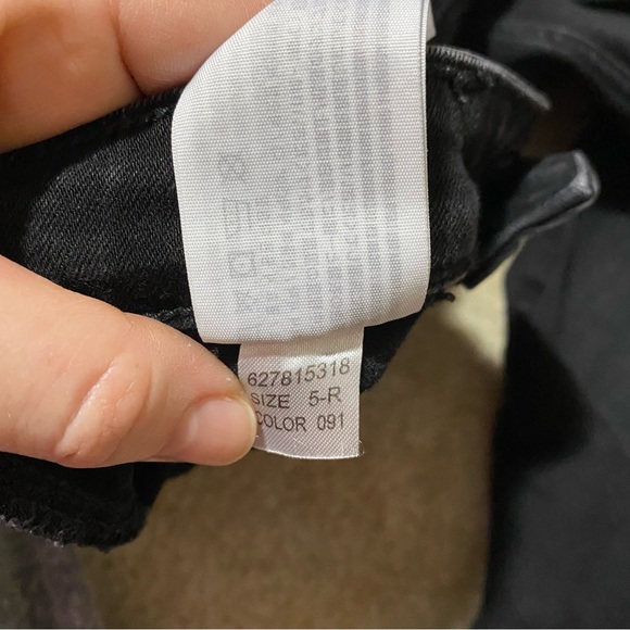 Hollister Distressed High Rise Super Skinny Black Jeans 5R - Picture 8 of 13